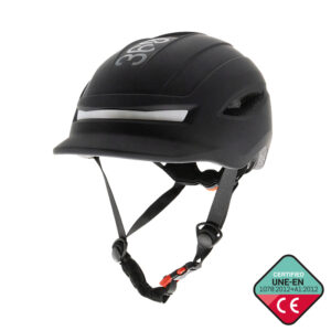 Casco CP02 con intermitente negro talla única