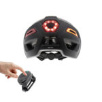 Casco CP04 negro L con intermitente - Imagen 4
