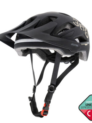 Casco CP04 negro L con intermitente