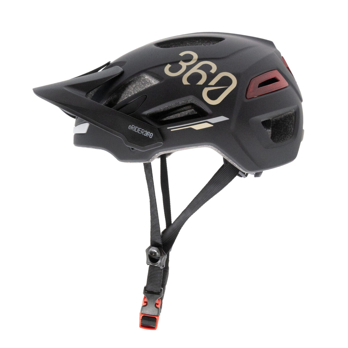 Casco CP04 negro con intermitente - Imagen 2