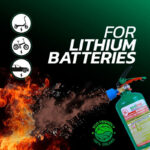 Extintor dieléctrico para baterías