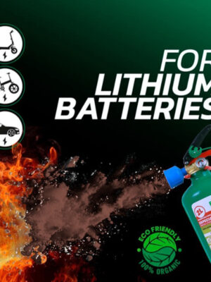 Extintor dieléctrico para baterías