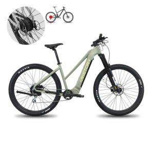 ZHEPIR ebike MTB verde militar