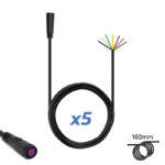 Conector waterproof 8mm 7 pin