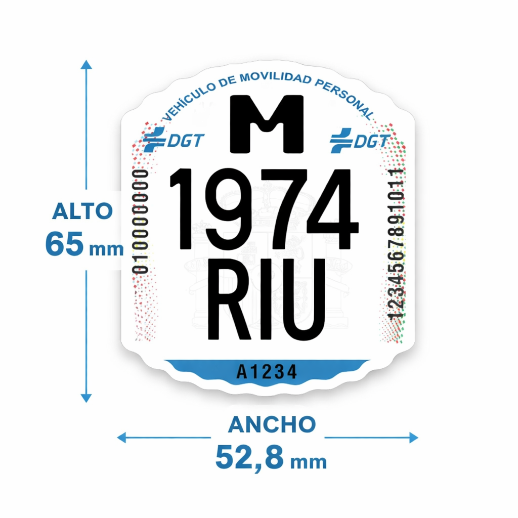 Matrícula DGT Homologada para Patinete Eléctrico (VMP) - Imagen 2