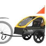 Remolque de bicicleta plegable Sepnine para niños