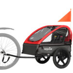 Remolque de bicicleta plegable Sepnine para niños