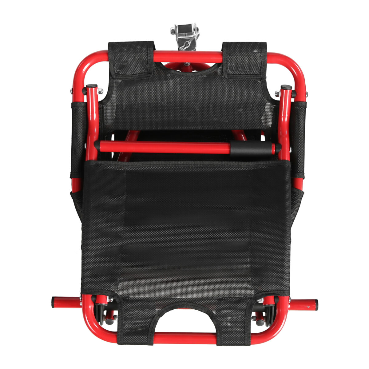 Remolque de bicicleta, carretilla, remolque de carga para bicicletas, estructura de aluminio y acero, fácilmente plegable con neumáticos de 30 cm, capacidad de carga 20 kg - Imagen 5
