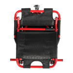 Remolque de bicicleta, carretilla, remolque de carga para bicicletas, estructura de aluminio y acero, fácilmente plegable con neumáticos de 30 cm, capacidad de carga 20 kg - Imagen 5