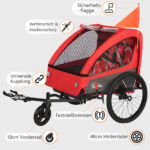 Colgador para niños 2 en 1 con suspensión y función jogging - Imagen 3