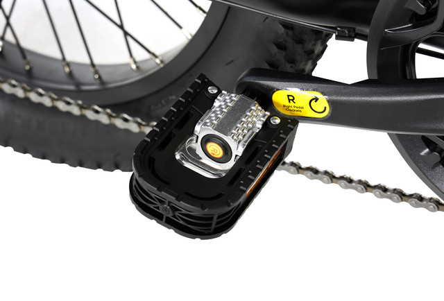 Bicicleta eléctrica plegable PIXAR WIND1 | Motor de 500 W, batería de 48 V y 10,4 Ah, neumáticos anchos de 20 x 3 pulgadas, cambio Shimano de 7 velocidades, frenos de disco dobles (hasta 45 km de autonomía) - Imagen 3