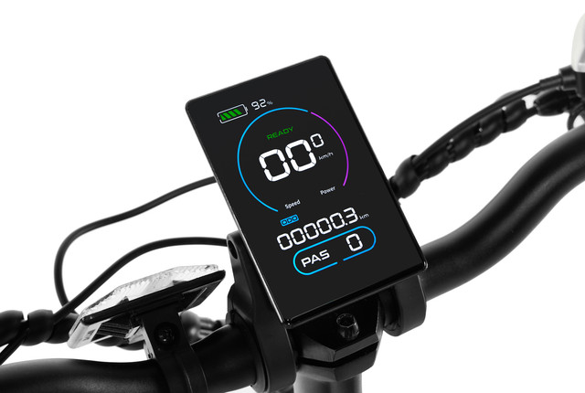 Bicicleta eléctrica plegable PIXAR WIND1 | Motor de 500 W, batería de 48 V y 10,4 Ah, neumáticos anchos de 20 x 3 pulgadas, cambio Shimano de 7 velocidades, frenos de disco dobles (hasta 45 km de autonomía) - Imagen 2