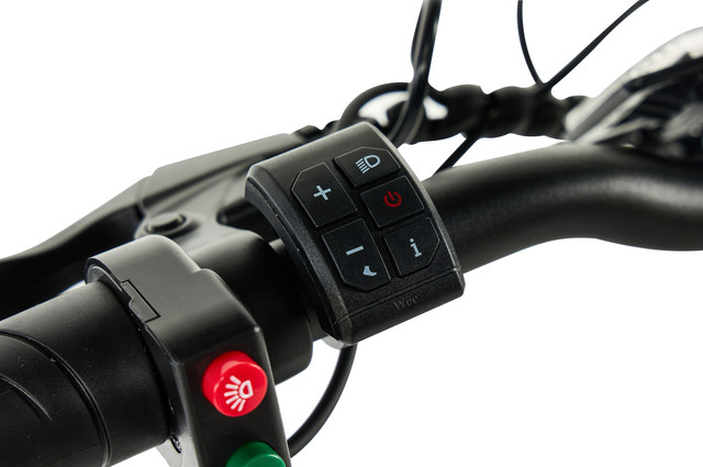 Bicicleta eléctrica plegable PIXAR WIND1 | Motor de 500 W, batería de 48 V y 10,4 Ah, neumáticos anchos de 20 x 3 pulgadas, cambio Shimano de 7 velocidades, frenos de disco dobles (hasta 45 km de autonomía) - Imagen 3