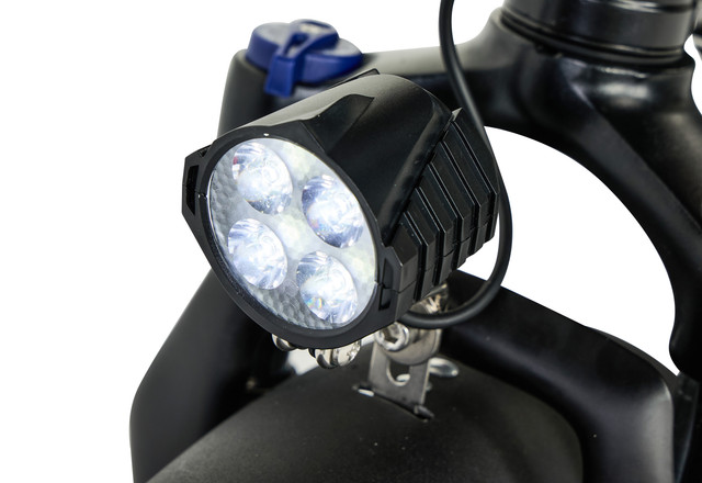 Bicicleta eléctrica plegable PIXAR WIND1 | Motor de 500 W, batería de 48 V y 10,4 Ah, neumáticos anchos de 20 x 3 pulgadas, cambio Shimano de 7 velocidades, frenos de disco dobles (hasta 45 km de autonomía) - Imagen 6