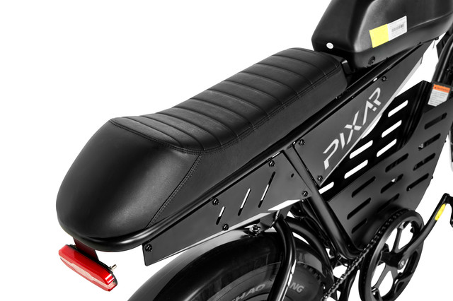 Bicicleta eléctrica Pixar SuperV de 500 W | Bicicleta eléctrica de neumáticos anchos y larga autonomía con opciones de doble batería - Imagen 2