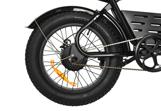 Bicicleta eléctrica Pixar SuperV de 500 W | Bicicleta eléctrica de neumáticos anchos y larga autonomía con opciones de doble batería - Imagen 3