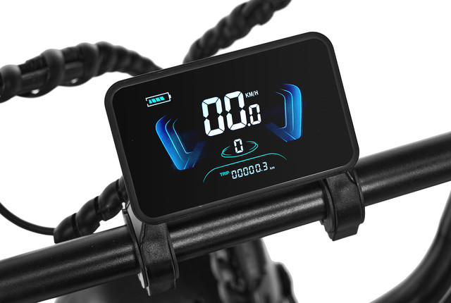 Bicicleta eléctrica Pixar SuperV de 500 W | Bicicleta eléctrica de neumáticos anchos y larga autonomía con opciones de doble batería - Imagen 5