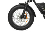 Bicicleta eléctrica PIXAR SUPERV 500W 20” 4.0” doble batería opcional - Imagen 3