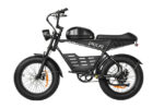 Bicicleta eléctrica PIXAR SUPERV 500W 20” 4.0” doble batería opcional - Imagen 6