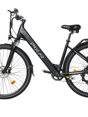 Bicicleta eléctrica Pixar City1 | Motor de 36 V y 250 W, autonomía de 45 km, cambio Shimano de 7 velocidades