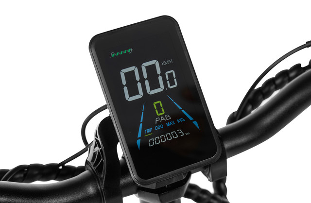 Bicicleta eléctrica Pixar Plus7 de 500 W y neumáticos anchos de 20″ | Bicicleta eléctrica urbana y todoterreno de gran autonomía