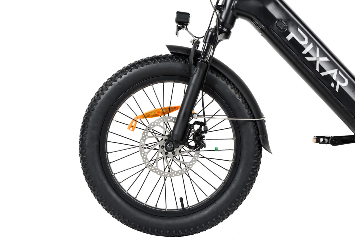 Bicicleta eléctrica Pixar Plus7 de 500 W y neumáticos anchos de 20″ | Bicicleta eléctrica urbana y todoterreno de gran autonomía - Imagen 7