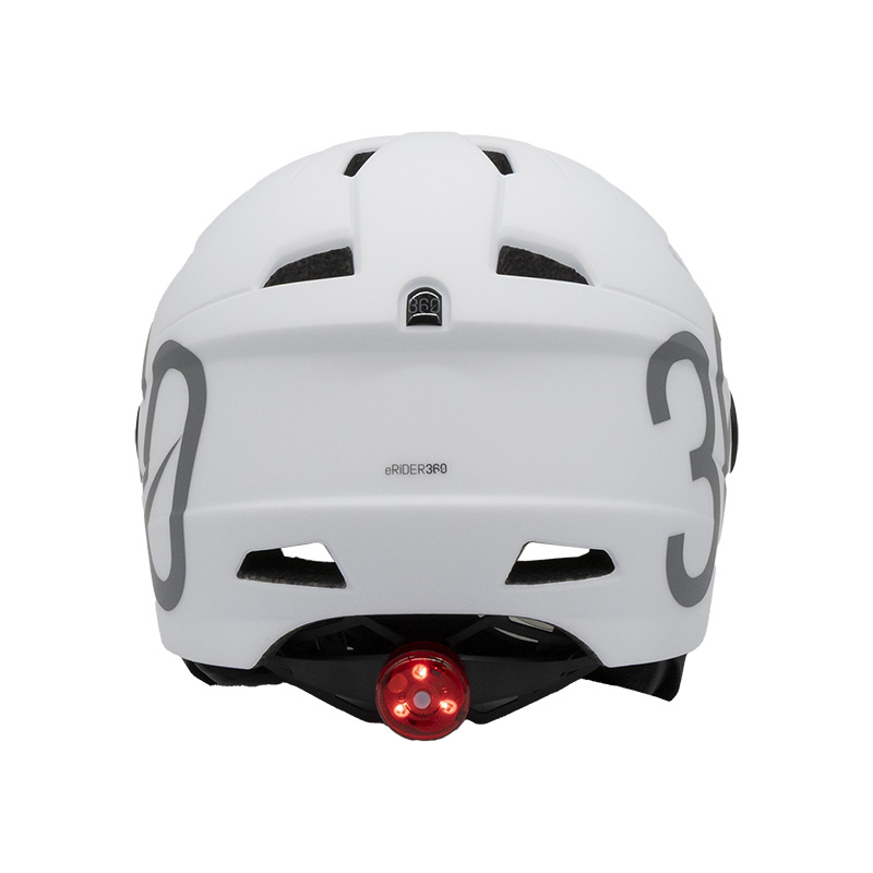 Casco GLOOB Urban blanco - gris M orejeras extraibles - Imagen 5