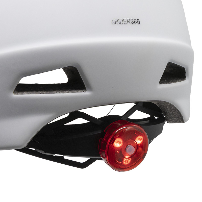 Casco GLOOB Urban blanco - gris M orejeras extraibles - Imagen 6