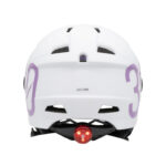 Casco GLOOB Urban blanco - morado M orejeras extraibles - Imagen 5
