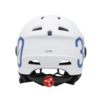 Casco GLOOB Urban blanco - azul M orejeras extraibles - Imagen 5