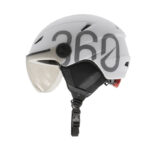 Casco GLOOB Urban blanco - gris L orejeras extraibles - Imagen 4