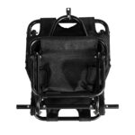 Remolque de bicicleta, carretilla, remolque de carga para bicicletas, estructura de aluminio y acero, fácilmente plegable con neumáticos de 30 cm, capacidad de carga 20 kg - Imagen 5