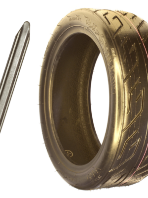 Neumático de Aire para Patinete Eléctrico, 10x2.70-6.5 con llave Palanca