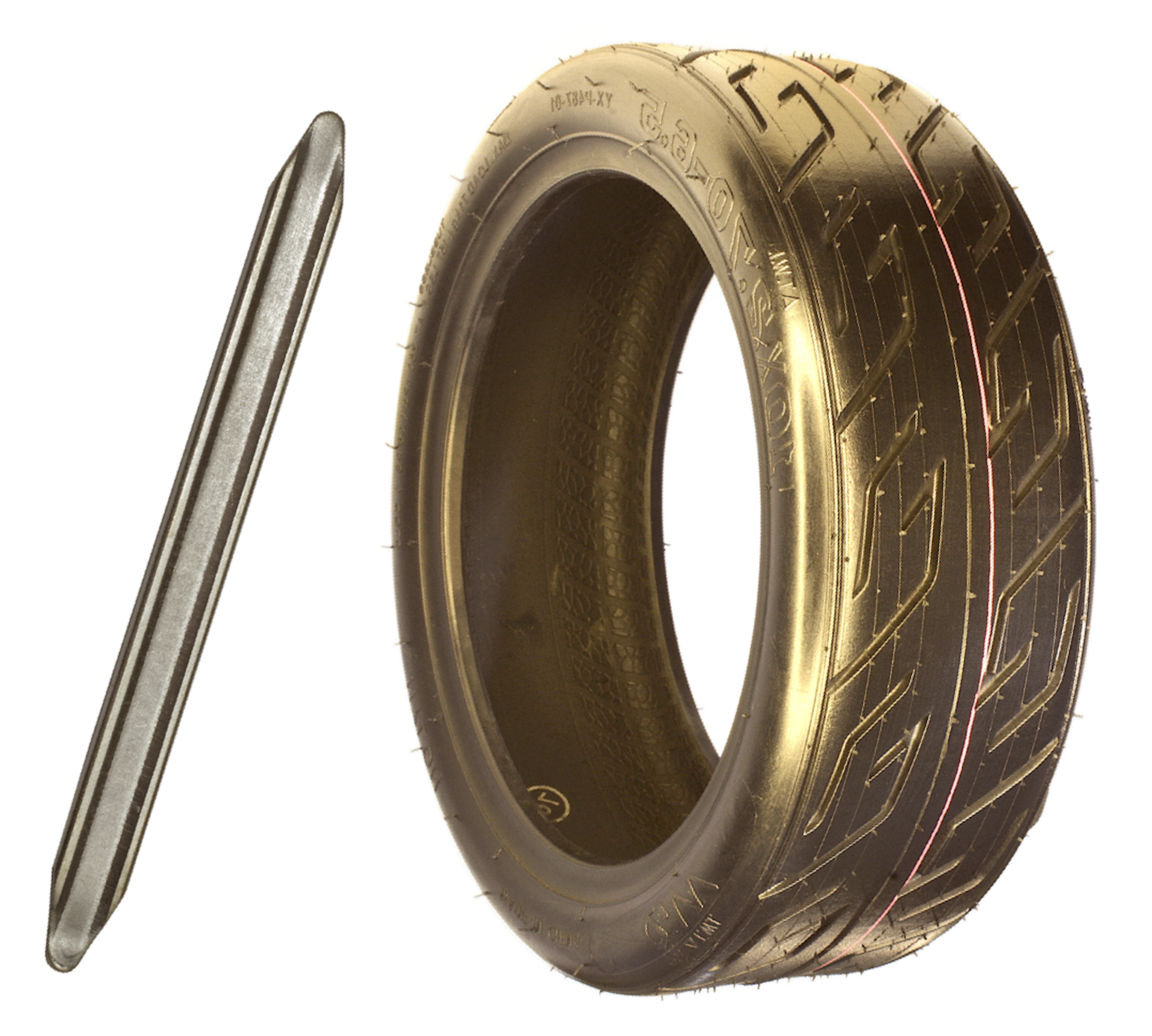 Neumático de Aire para Patinete Eléctrico, 10x2.70-6.5 con llave Palanca