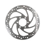 Disco de freno R6 160mm 6H plata - 48mm con grosor 2,9mm
