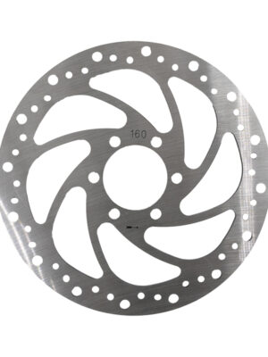 Disco de freno R6 160mm 6H plata - 48mm con grosor 2,9mm