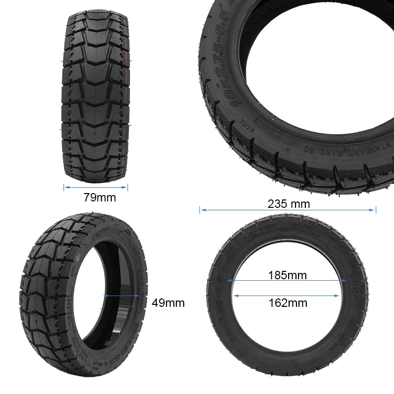 Neumático Tubeless 10x2,75-6,5 con gel - Imagen 2