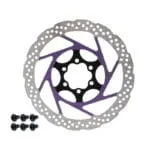 Disco de freno V2 6H 160mm Violeta