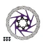Disco de freno V2 6H 180mm Violeta