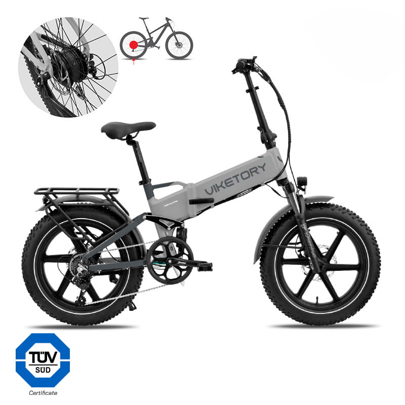BRAVE-1gris_COPIA.jpg BRAVE - Fatbike plegable - Gris - Imagen 1